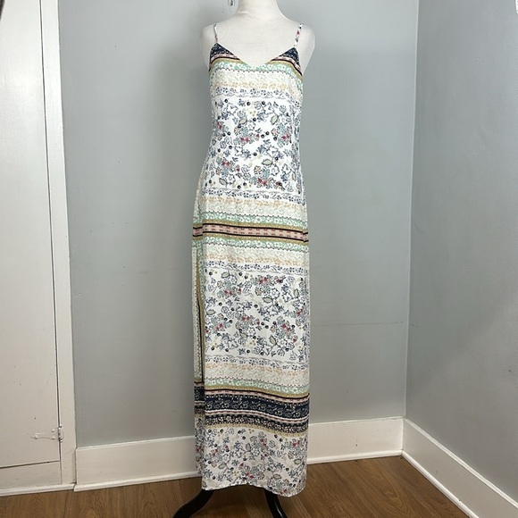 Skies are Blue Printed Slip Dress Sz S - Picture 7 of 13